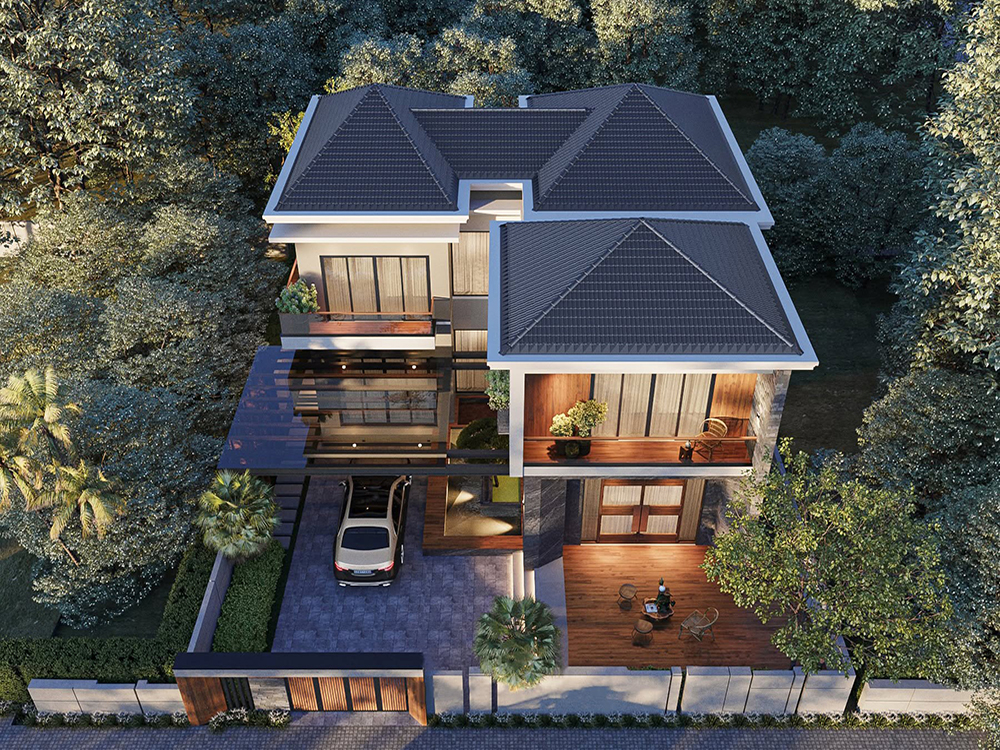 Biệt thự mái Nhật – Xu hướng kiến trúc được ưa chuộng trong những năm gần đây Biệt thự mái Nhật – Xu hướng kiến trúc được ưa chuộng trong những năm gần đây