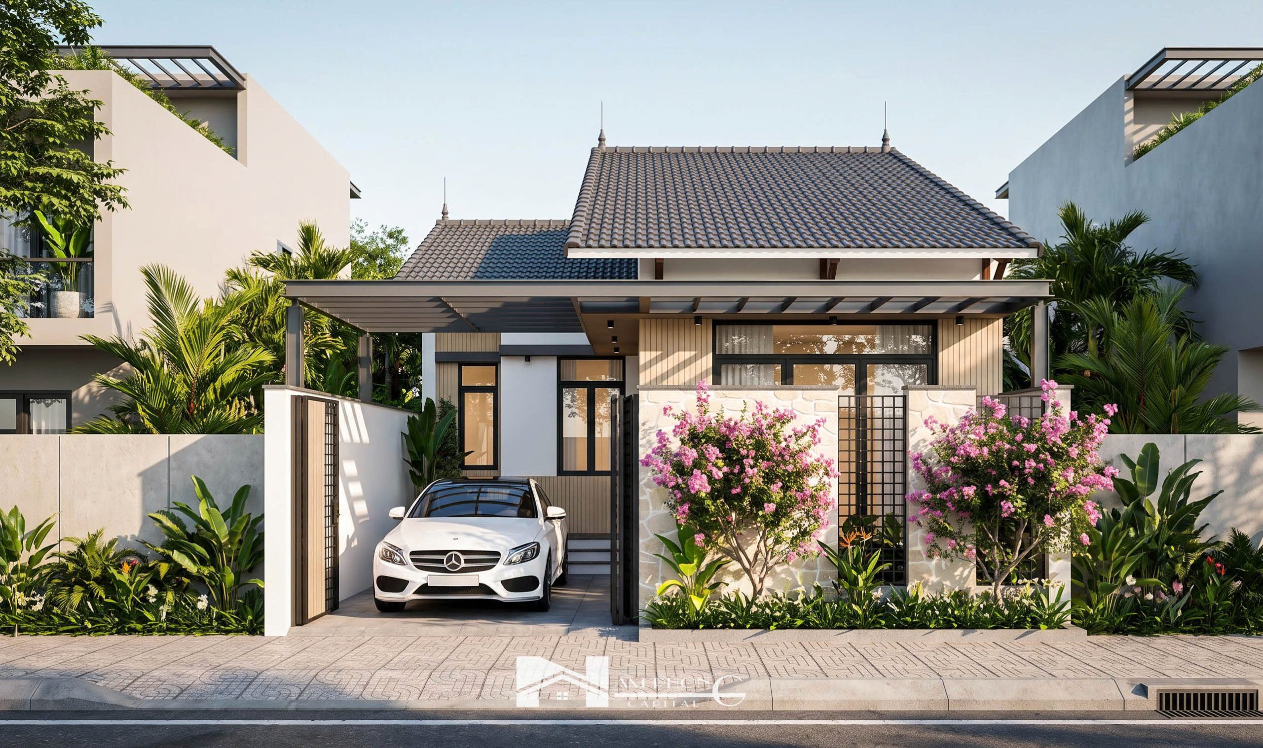 Thiết Kế Nhà Tại Gia Viễn Ninh Bình – Mẫu Nhà Vườn Ngọc Hải Home