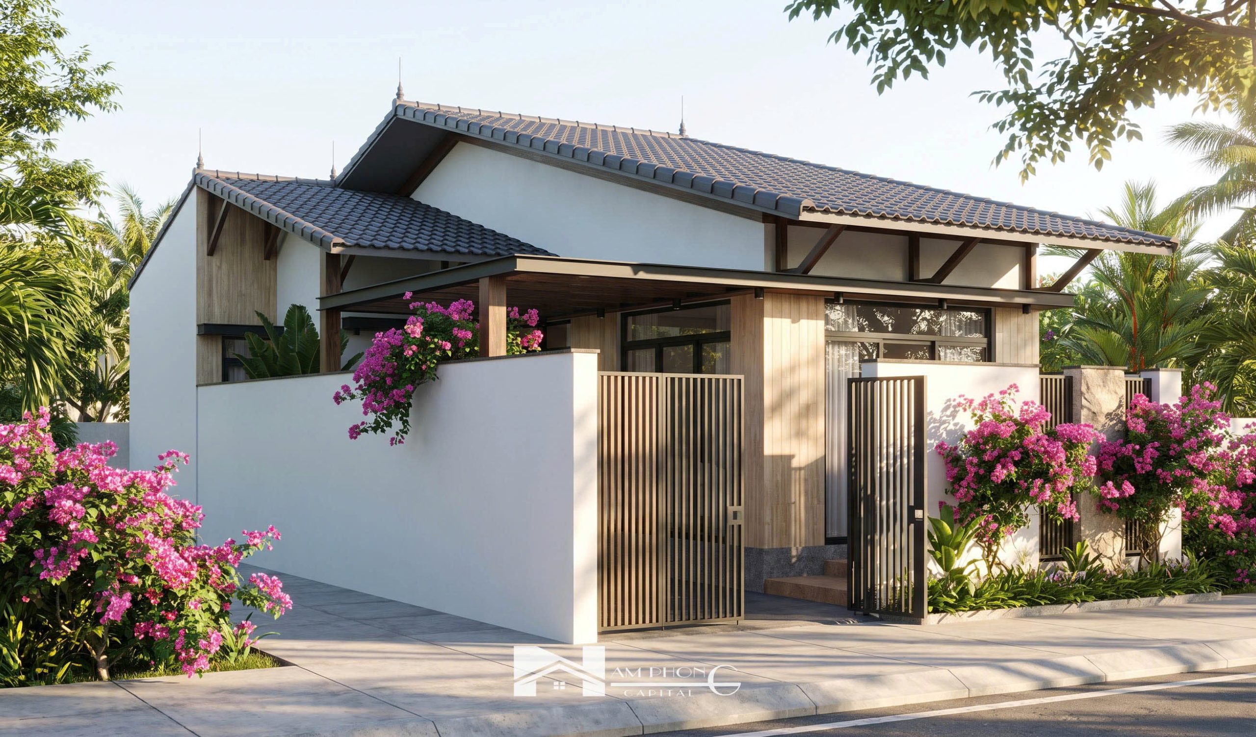 Thiết Kế Nhà Tại Gia Viễn Ninh Bình – Mẫu Nhà Vườn Ngọc Hải Home