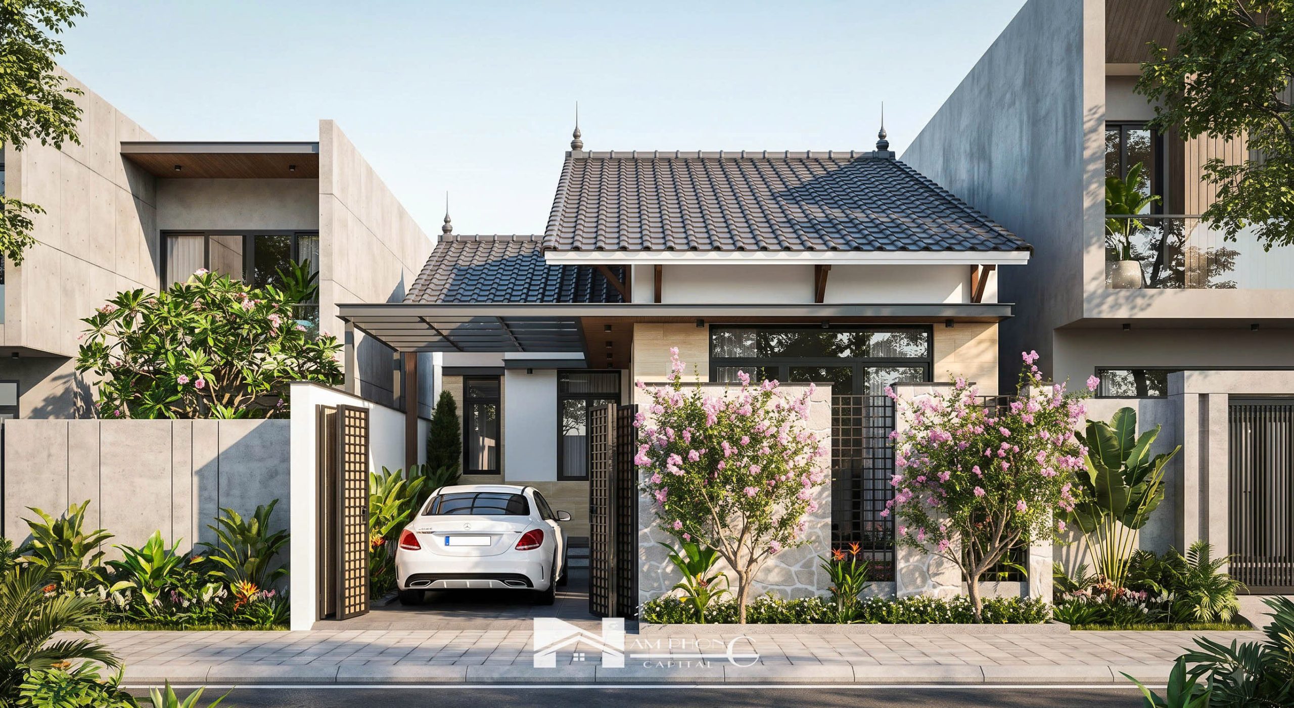 Thiết Kế Nhà Tại Gia Viễn Ninh Bình – Mẫu Nhà Vườn Ngọc Hải Home