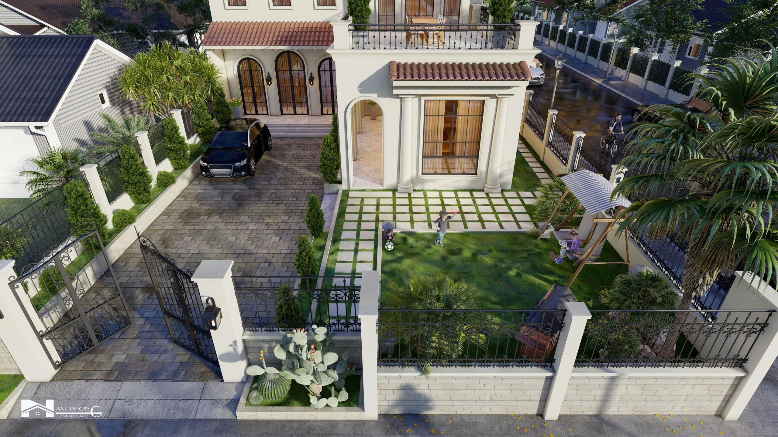 Địa Trung Hải Villa - Thiết Kế Biệt Thự 2026