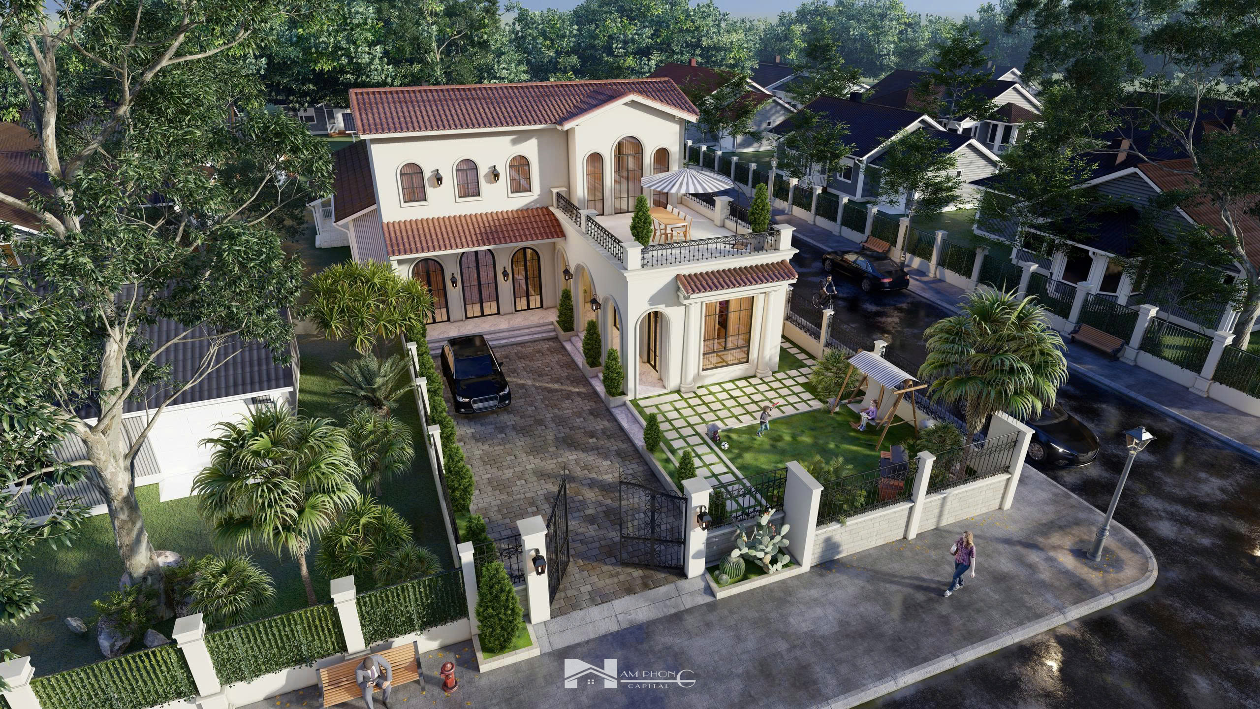 Địa Trung Hải Villa - Thiết Kế Biệt Thự 2026