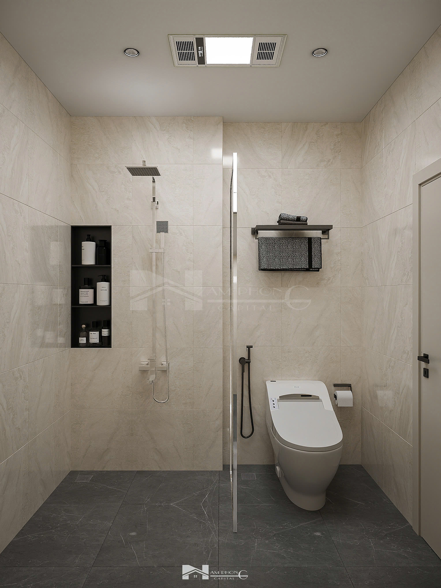 Thiết kế hiện đại của không gian bên trong Yen Khanh Villa