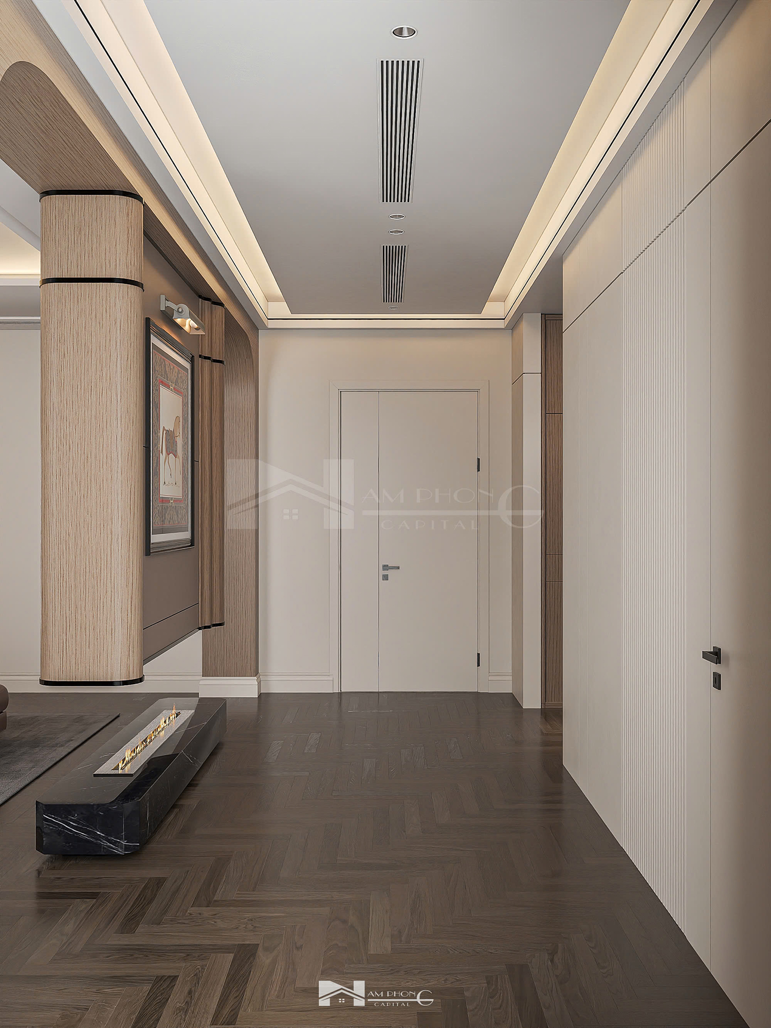 Thiết kế hiện đại của không gian bên trong Yen Khanh Villa