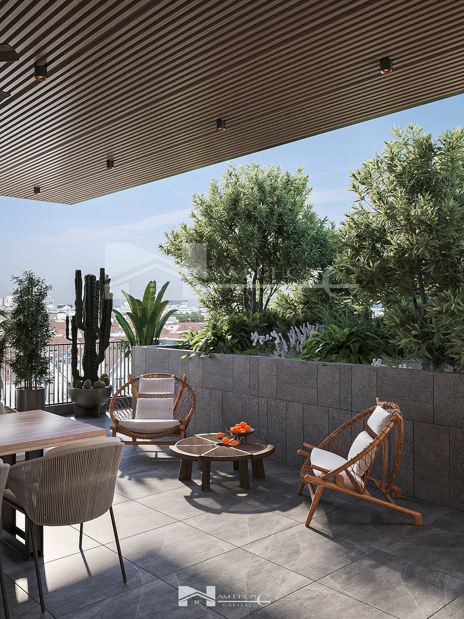 Thiết kế hiện đại của không gian bên trong Yen Khanh Villa
