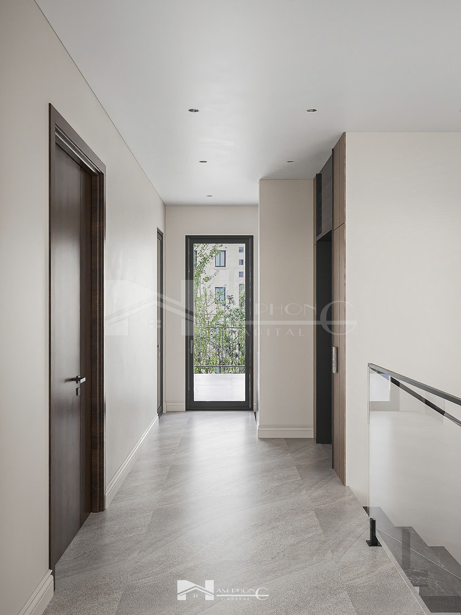 Thiết kế hiện đại của không gian bên trong Yen Khanh Villa