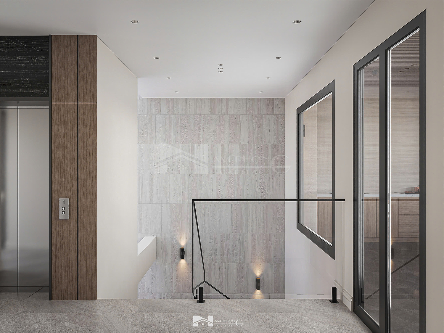 Thiết kế hiện đại của không gian bên trong Yen Khanh Villa