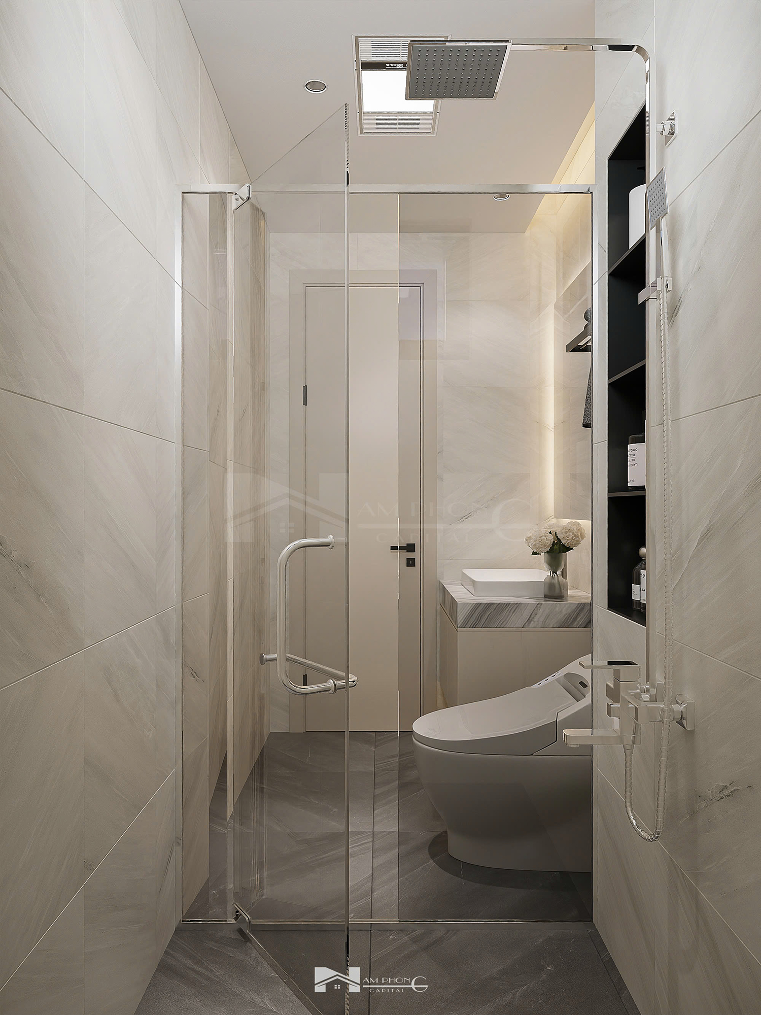 Thiết kế hiện đại của không gian bên trong Yen Khanh Villa