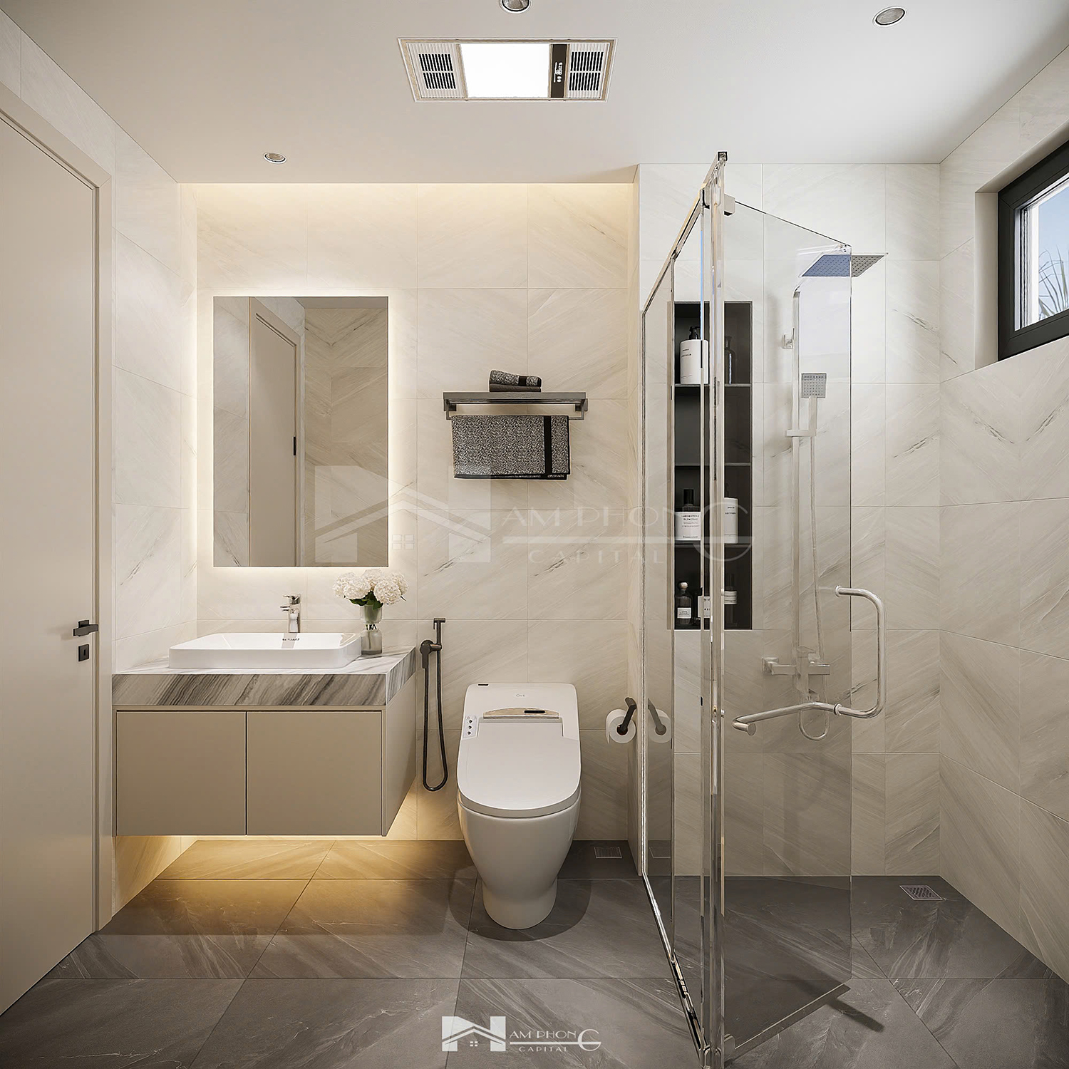 Thiết kế hiện đại của không gian bên trong Yen Khanh Villa