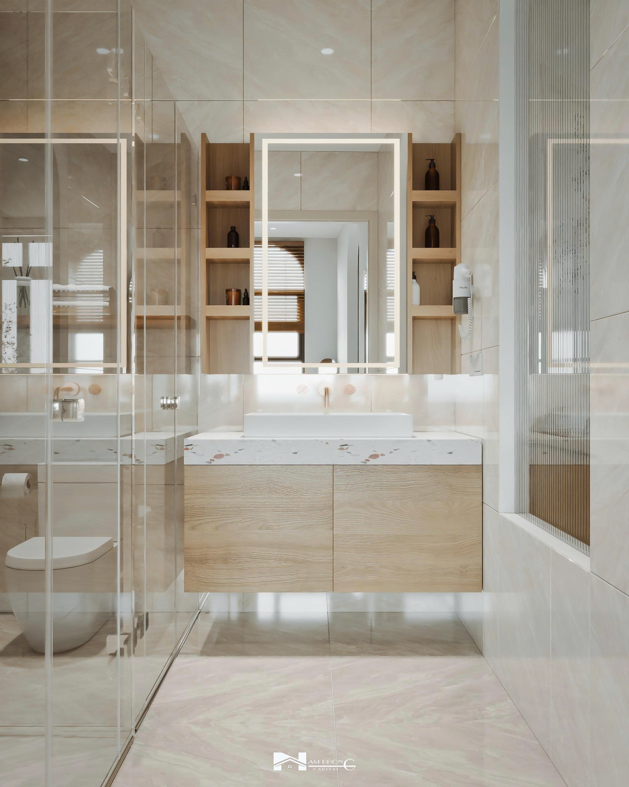 Thiết kế nội thất hiện đại tối giản