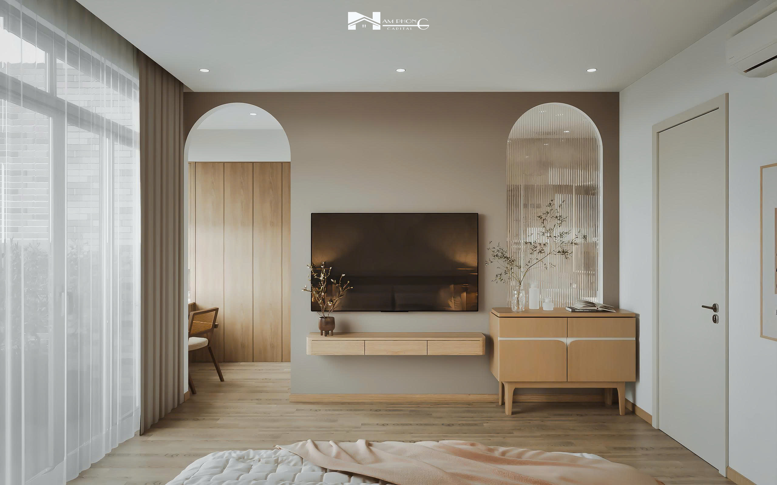 Thiết kế nội thất hiện đại tối giản