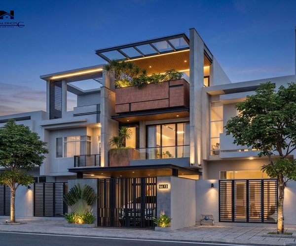 NHÀ PHỐ HIỆN ĐẠI 3 TẦNG – XU HƯỚNG KIẾN TRÚC ĐƯƠNG ĐẠI