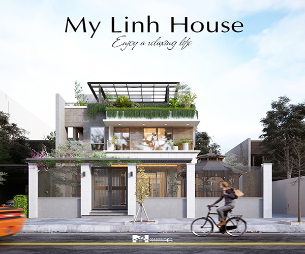Thiết Kế Biệt Thự Phố 3 Tầng Hiện Đại - My Linh House